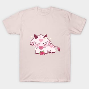 Two face Strawberry Cow T-Shirt